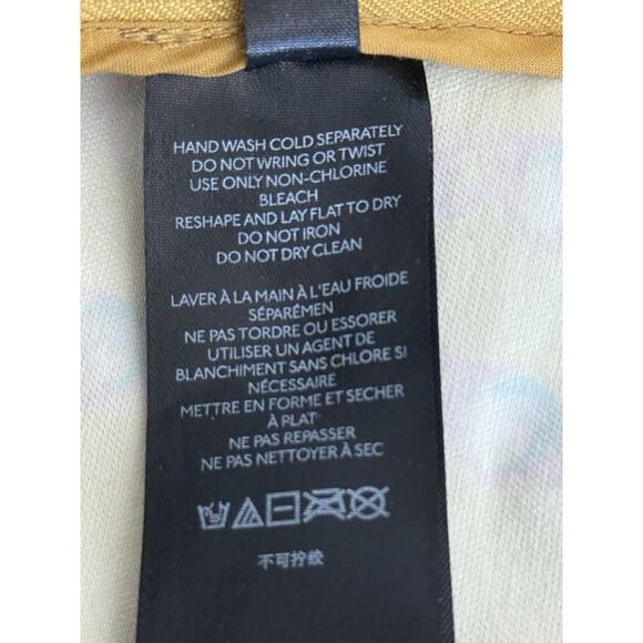 Anthropologie PILCRO Corset Seamed Floral Velvet Mustard‎ Tank Top Size 6 EUC - Picture 11 of 16